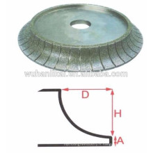 outil de meulage de diamant électrolytique pour granit et marbre